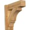Ekena Millwork Balboa Block Rough Sawn Outlooker, Western Red Cedar, 6"W x 18"D x 18"H OUT06X18X18BOA05RWR - alternate 1